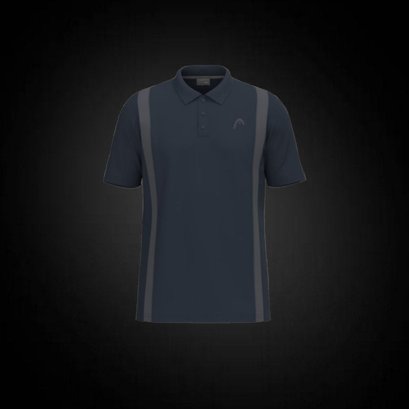 Head Club 25 Tech Polo Shirt Men Navy